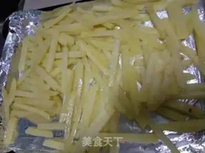 Make The oven fries step 2