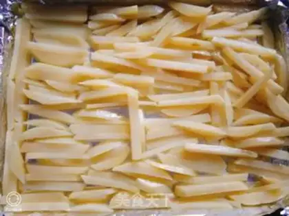 Make The oven fries step 3