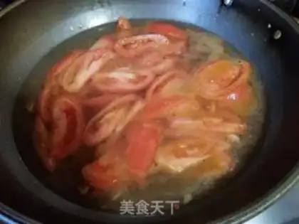 Make Tomato egg noodles step 5