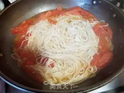 Make Tomato egg noodles step 7