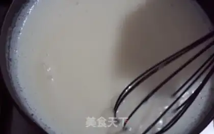 Make Black sugar, bean pudding step 2