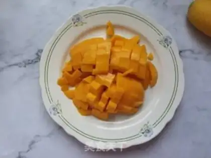 Make Mango toast step 2