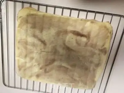 Make Coco marble cake roll step 12