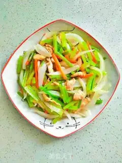 Make White onion fried celery step 5
