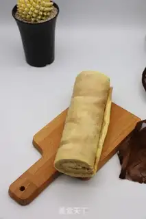 Make Coco marble cake roll step 13