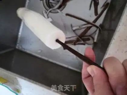 Make Mountain cake step 1