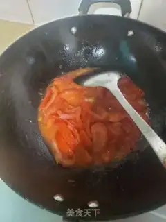 Make Tomato fried eggs step 4