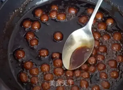 Make Black sugar, bean pudding step 7