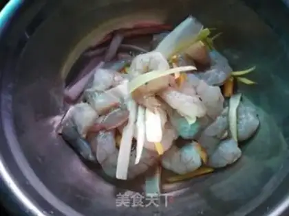 Make Sausage shrimp step 0