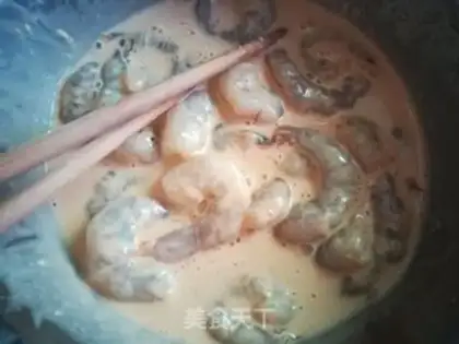 Make Sausage shrimp step 1
