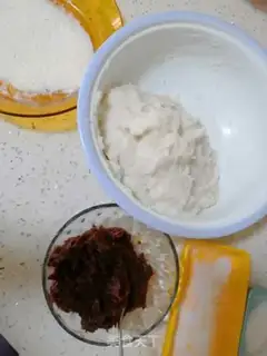 Make Mountain cake step 6