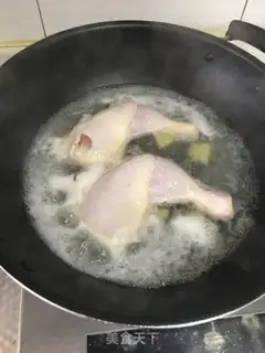 Make Spicy chicken silk step 2