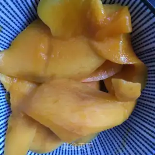 Make Mango banana milk step 2