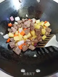 Make Curry beef step 3