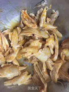 Make Spicy chicken silk step 6