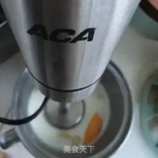 Make Mango banana milk step 6