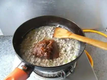Make Meat bean gravy step 5