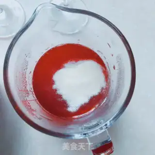 Make Milk strawberry pudding step 7