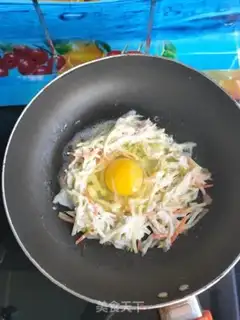 Make Potato cheese fried eggs step 6