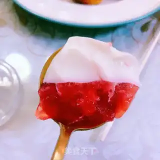 Make Milk strawberry pudding step 13