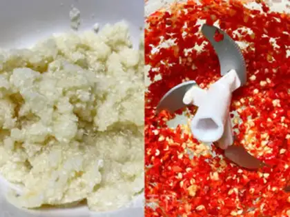 Make Garlic evaporation step 0