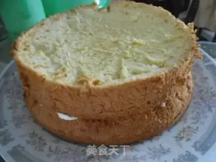 Make A flower cake step 7
