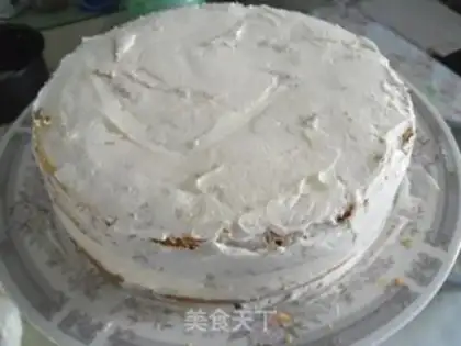 Make A flower cake step 8