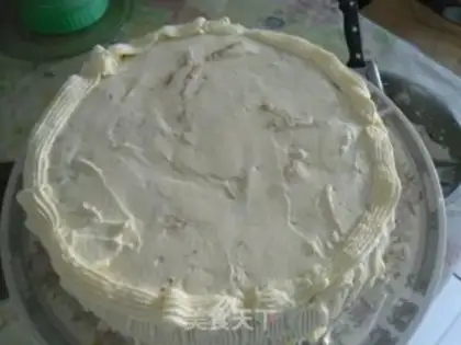 Make A flower cake step 10