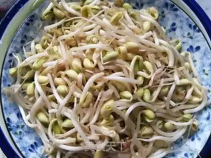 Make Bean bean sprouts with souffle step 1