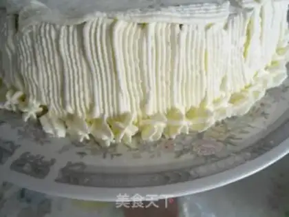 Make A flower cake step 11
