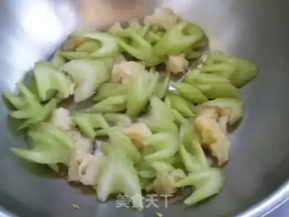Make The fish and the celery step 8