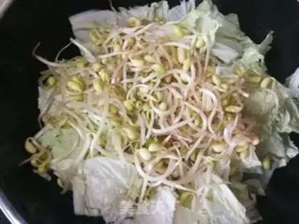 Make Bean bean sprouts with souffle step 5