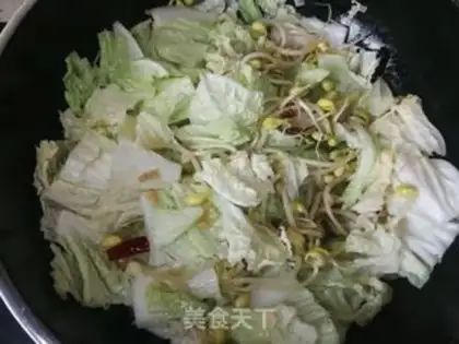 Make Bean bean sprouts with souffle step 6