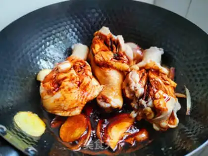 Make The red chicken leg step 6