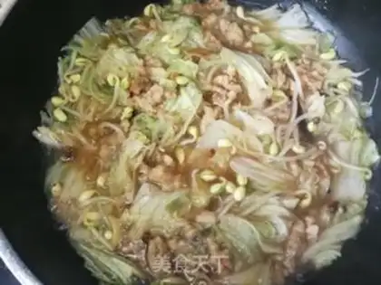 Make Bean bean sprouts with souffle step 9