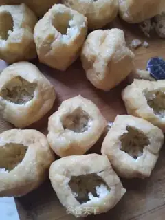 Make Tofu meatballs step 1