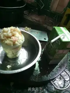 Make Milk and fruit cups step 5
