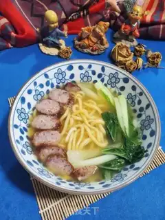 Make Black pepper sausages for urn noodles step 9
