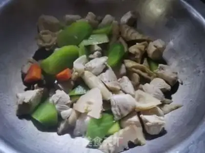 Make Double mushroom chicken step 5