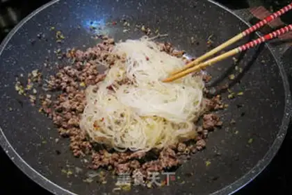 Make Beef ants on the tree step 6