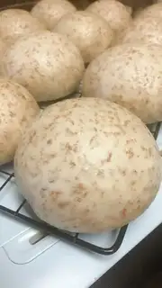 Make A simple version of the whole wheat bun step 23