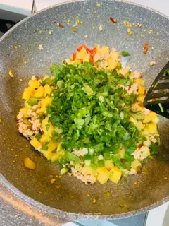 Make Pilla pepper and potatoes step 5