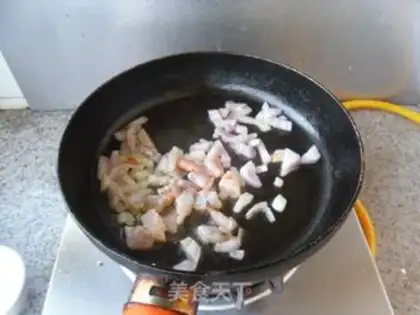 Make Shrimp egg fried rice step 3