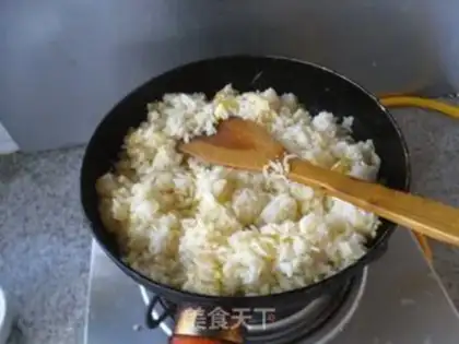Make Shrimp egg fried rice step 8