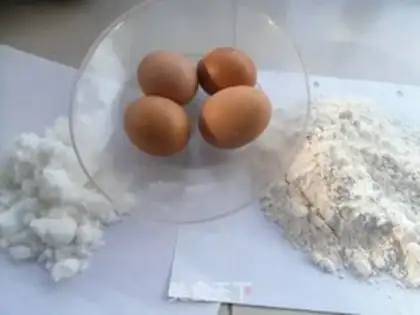 Make No water cake step 0