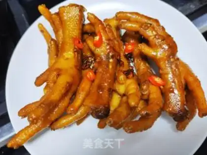 Make Garlic chicken claws step 5