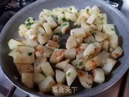Make Black pepper potatoes step 9