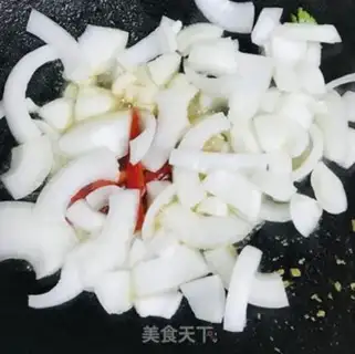 Make Onion fried duck heart step 3