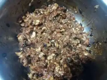 Make A meat bag with mushroom sauce step 3