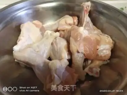 Make Potato chicken leg step 1